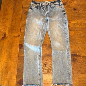 Light Blue FRAME Le Piper Denim Jeans